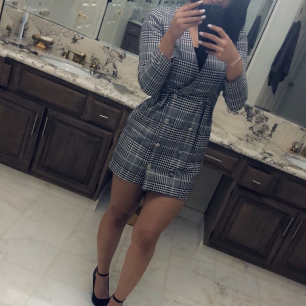 Plaid Zara dress